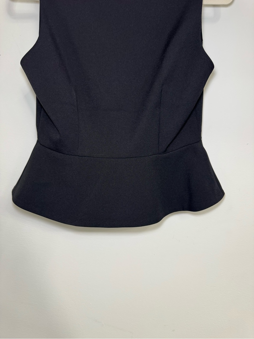 Kenneth Cole Black Button-Front Peplum Tank - Picture 6 of 6